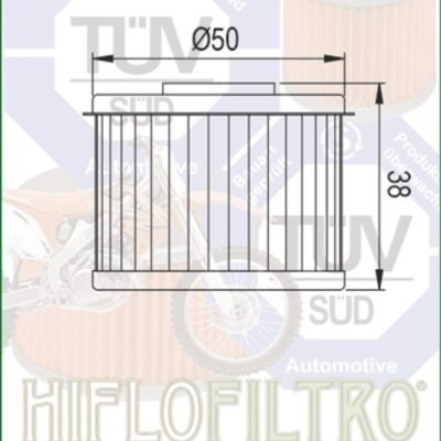 HF103 FILTRO OLIO HIFLOFILTRO