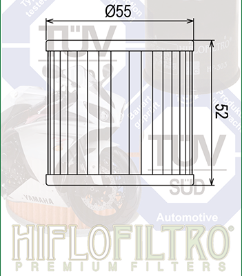 HF125 FILTRO OLIO HIFLOFILTRO