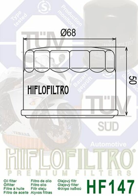 HF147 FILTRO OLIO HIFLOFILTRO